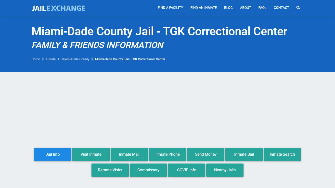 Miami-Dade County Jail - TGK Correctional Center ...